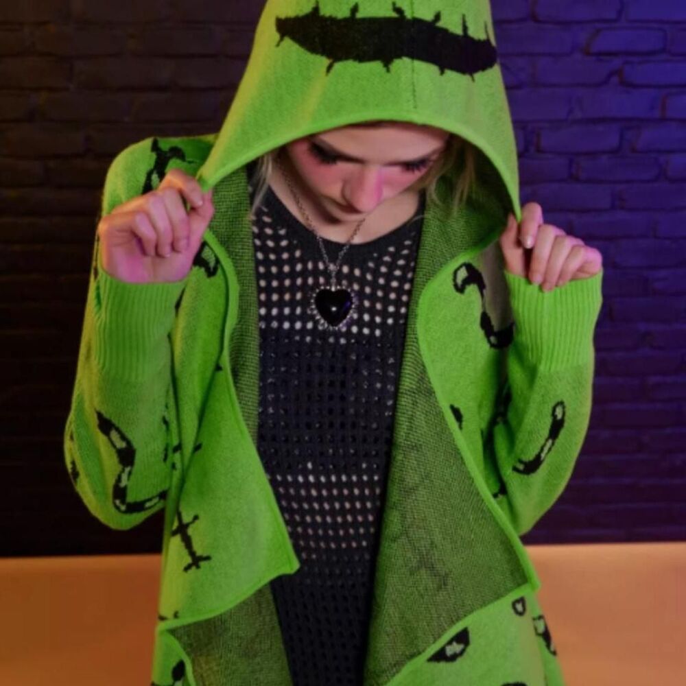 Disney Her Universe Oogie Boogie Hooded Cardigan XL Nightmare Before Christmas